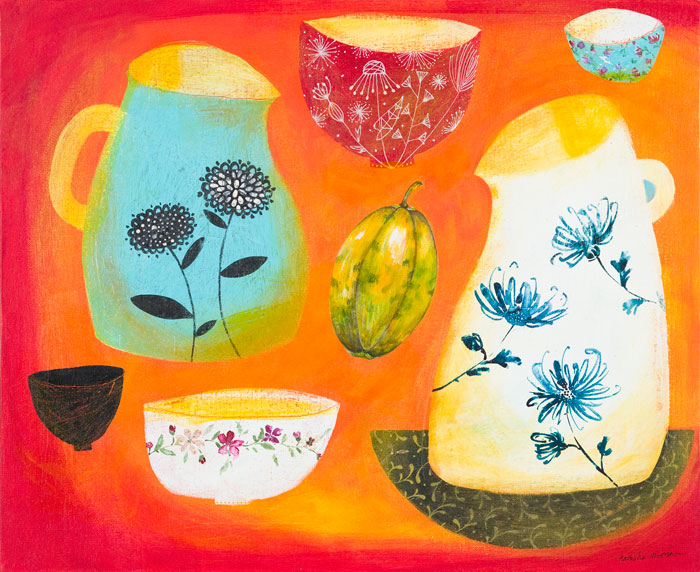 039 The Gourd And The Chrysanth By Natasha Morton Xopt